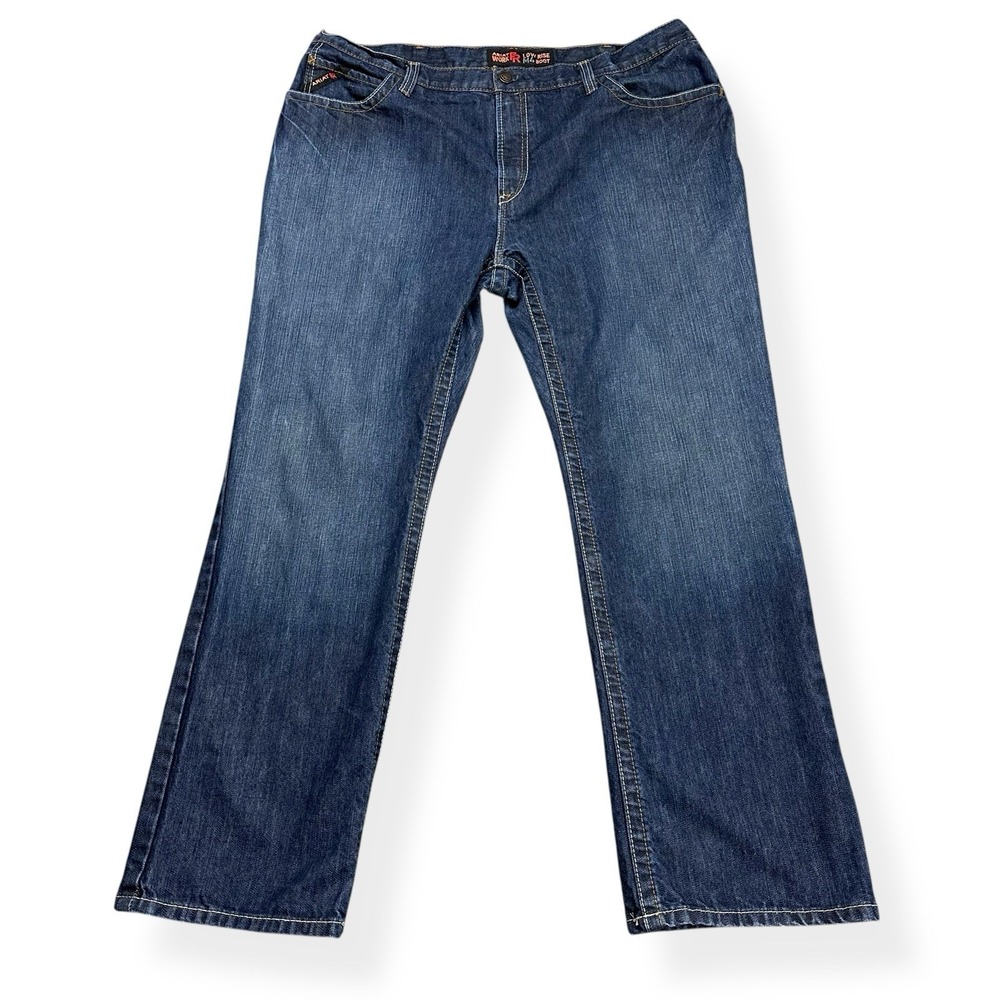 Ariat Work FR Men's Low Rise M4 Boot Cut Jeans 42x32 Flame Resistant HRC2 2112 - Picture 2 of 16